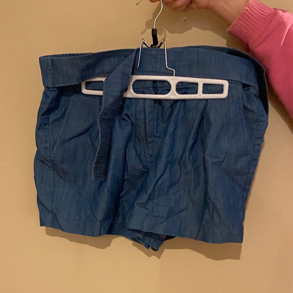J. Crew High Waist Blue Women's Shorts